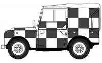 43LAN180009 Oxford Diecast Land Rover Series 1 80 inch RAF Tripo